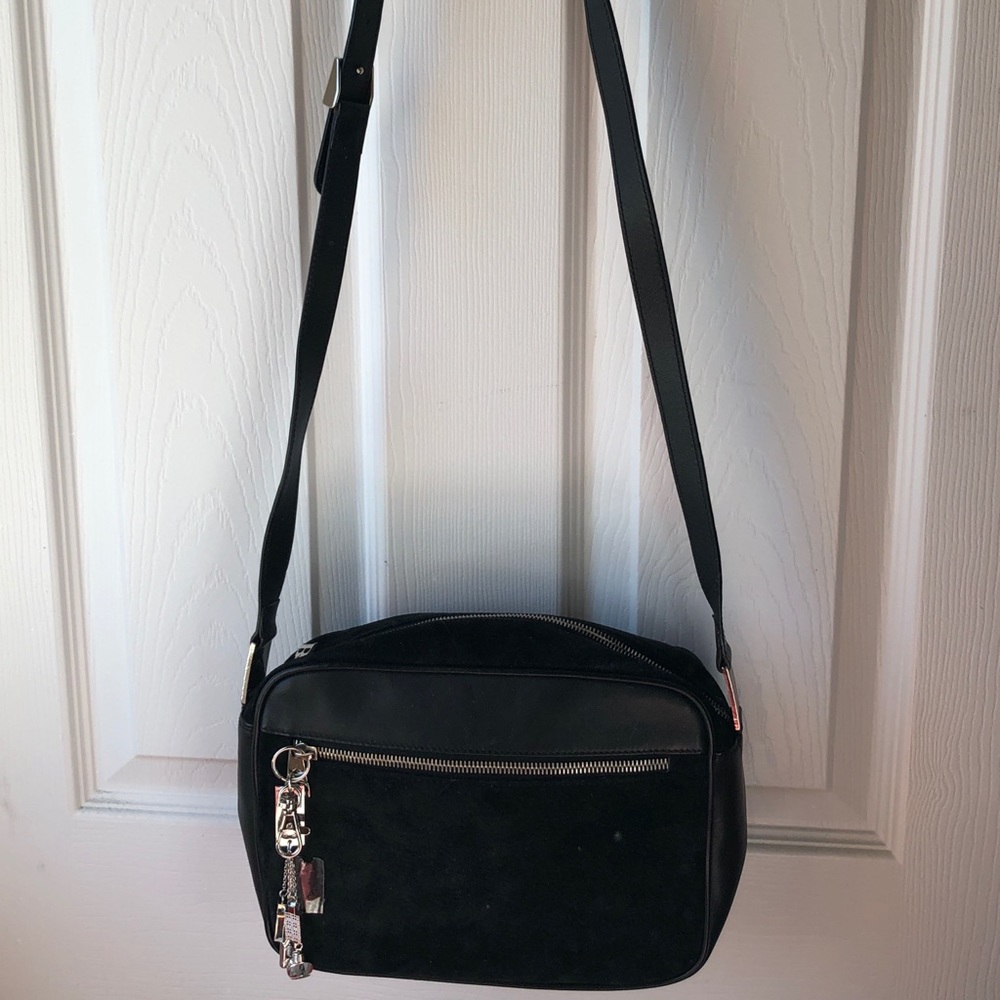 EUC Vintage Burberry Crossbody -Suede